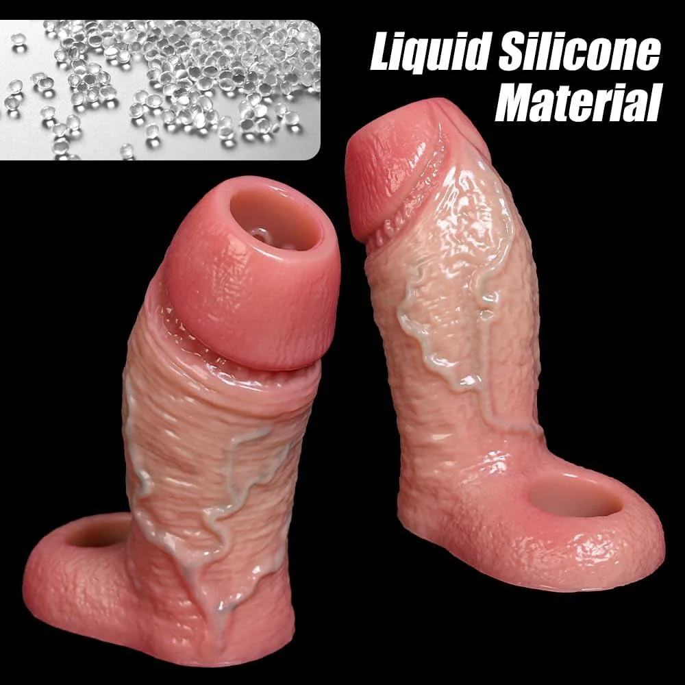 OctoGrip Realistic Penis Sleeve 6.7 Girth Silicone Ring - Image 7
