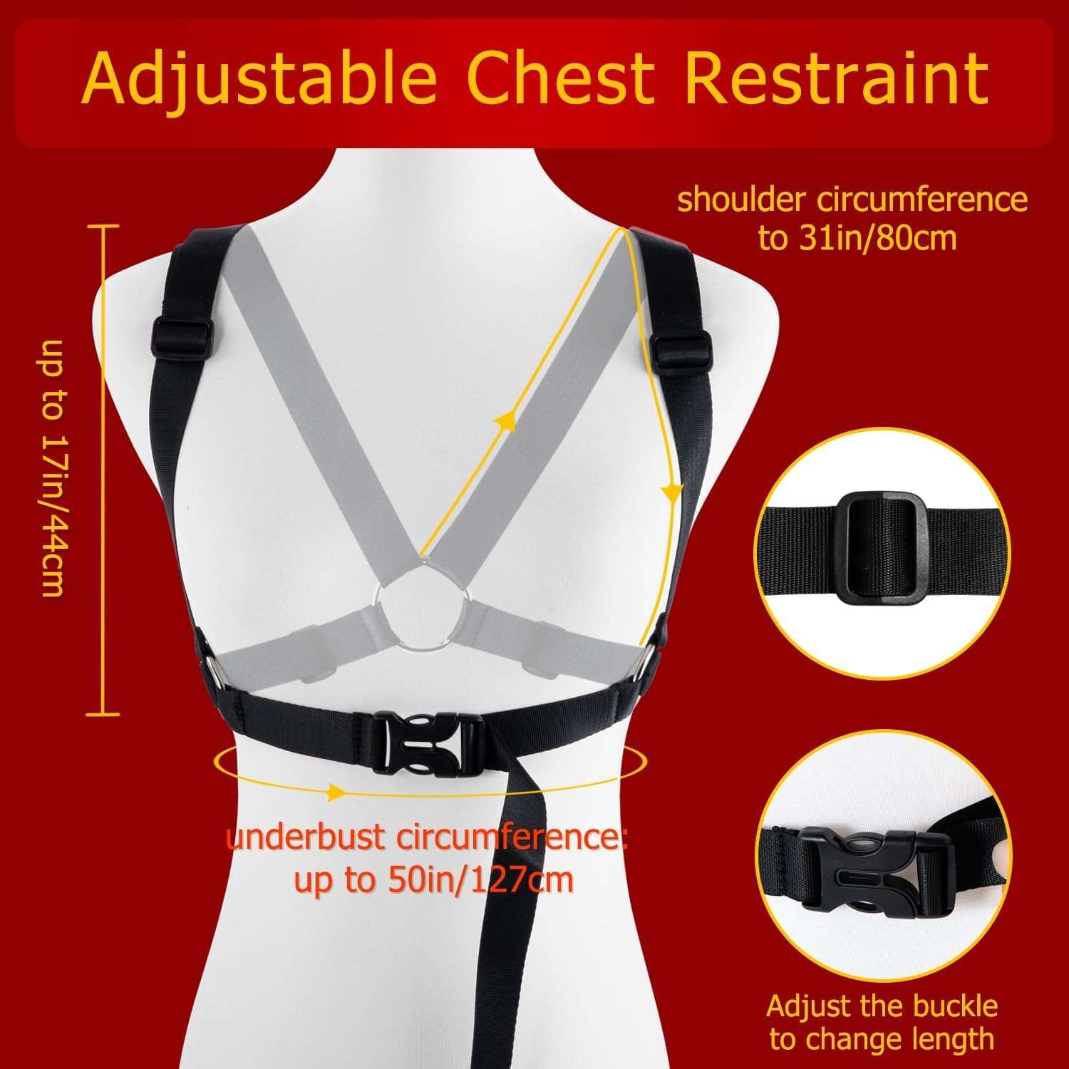 Triple-Point BDSM Restraint Set for Chest, Hands & Ankles - Image 5