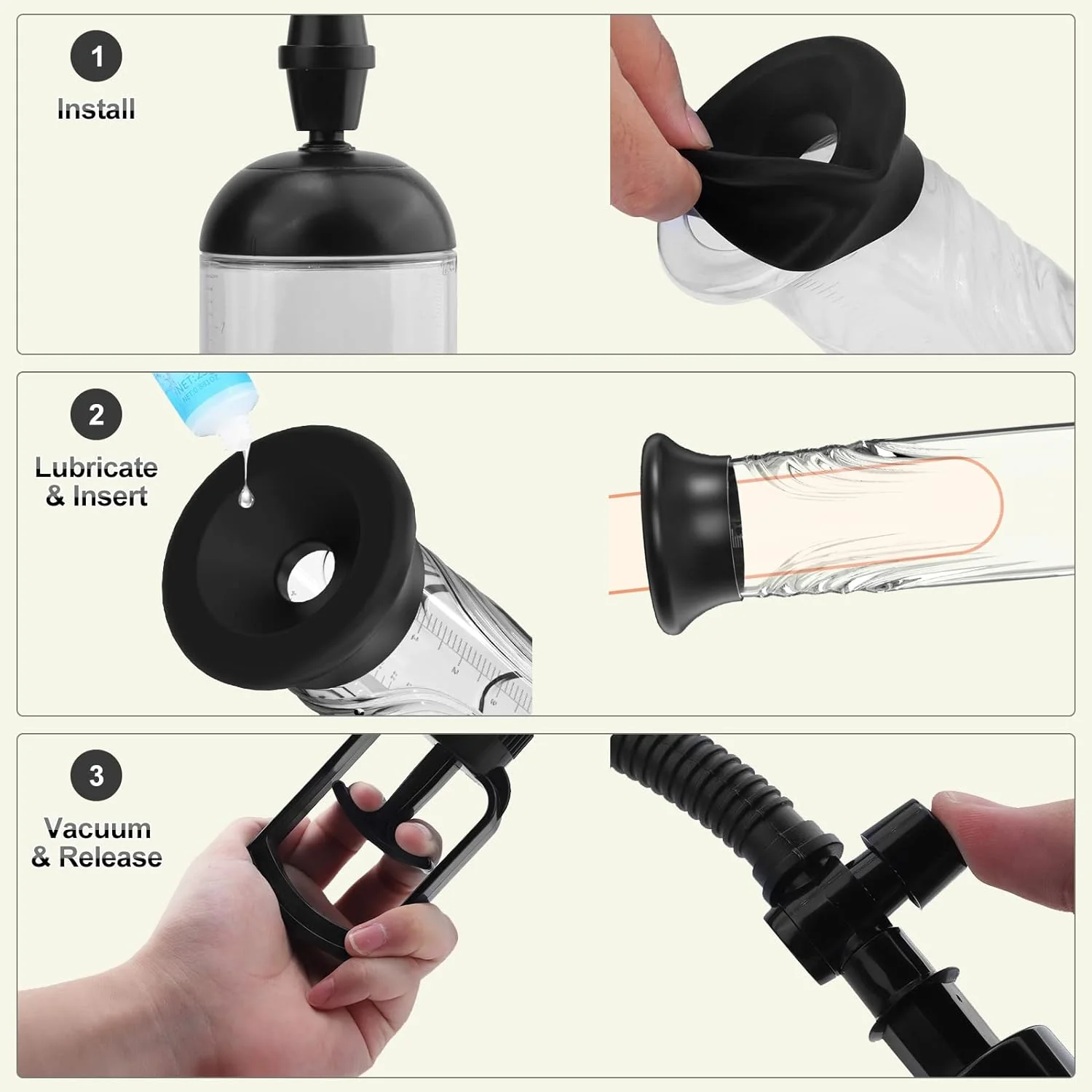 Manual Enhancement & Training Penis Enlarger Pump - Image 5