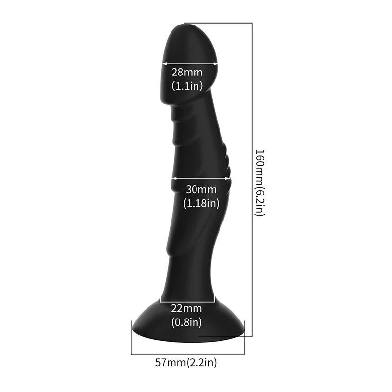 GripBase Silicone Prostate Butt Plug - Image 8