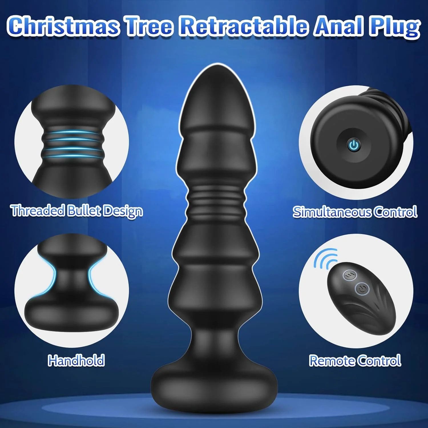 HorizonGrip Remote-Controlled Thrusting Anal Vibrator - Image 3