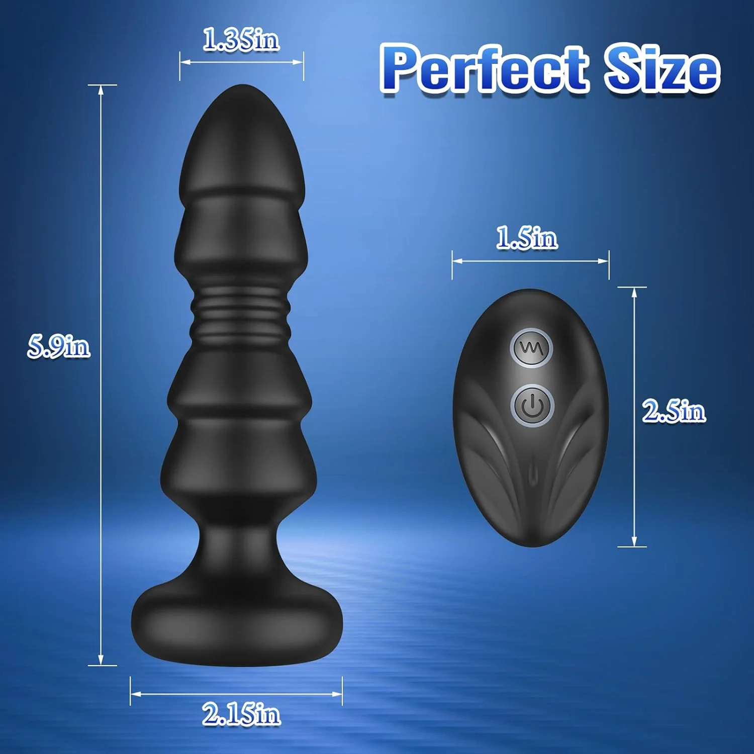 HorizonGrip Remote-Controlled Thrusting Anal Vibrator - Image 5