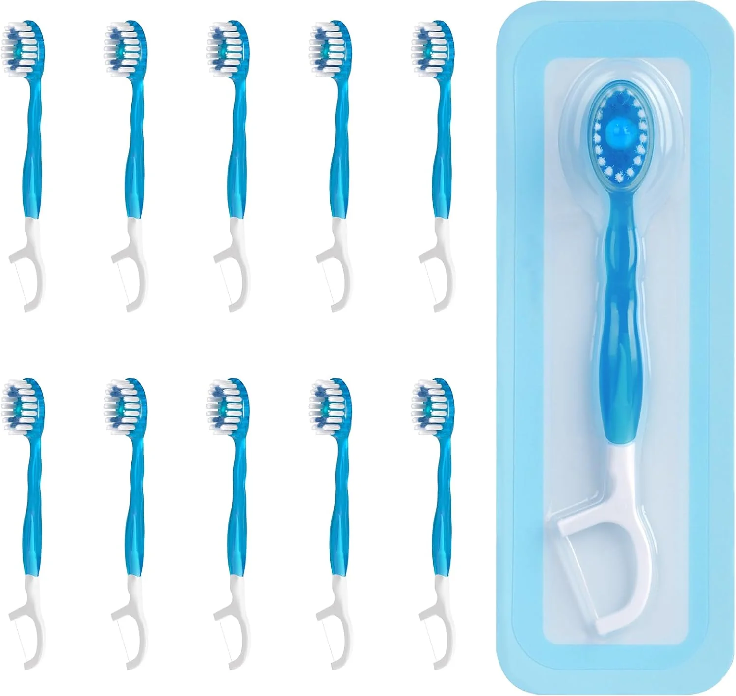 Morning After Pre-Pasted Travel Toothbrush (10 PCs) - Image 2