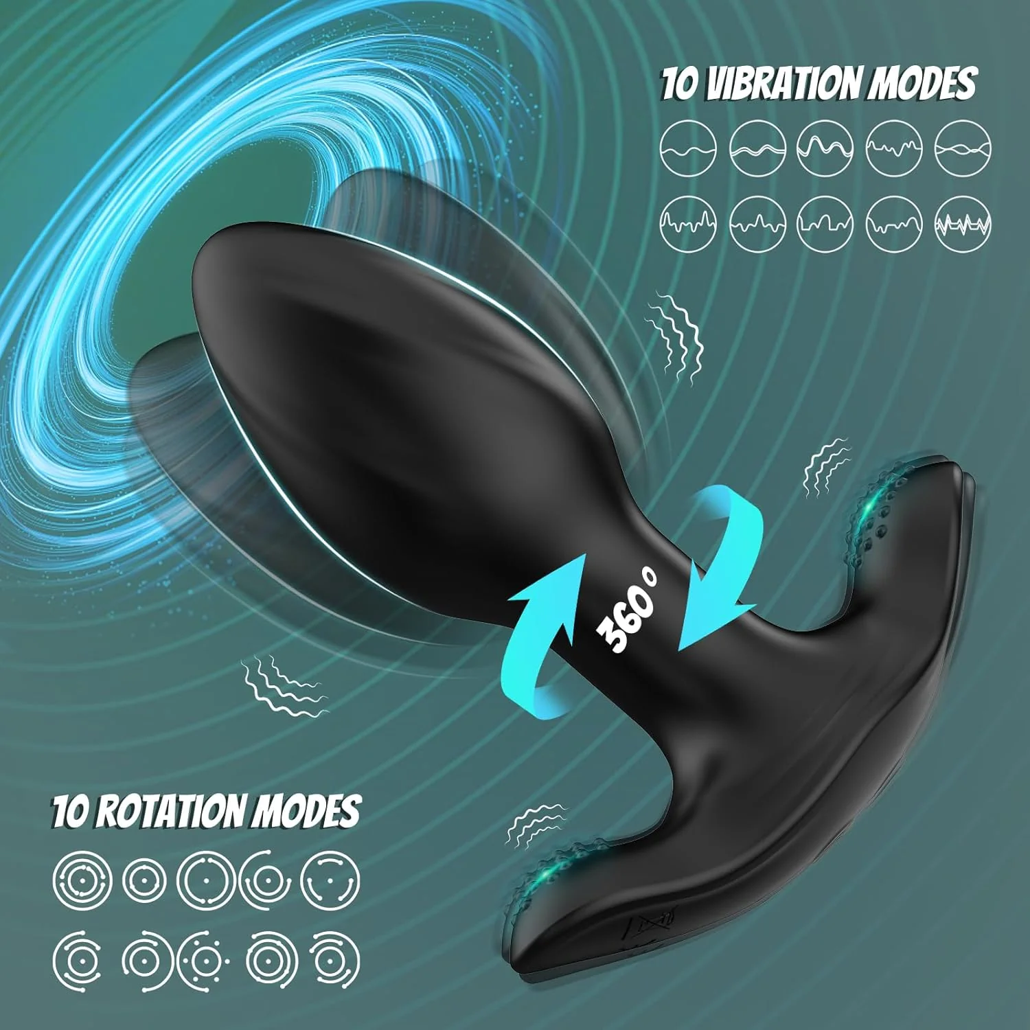 Rotatix Remote Vibrating Butt Plug - Image 2