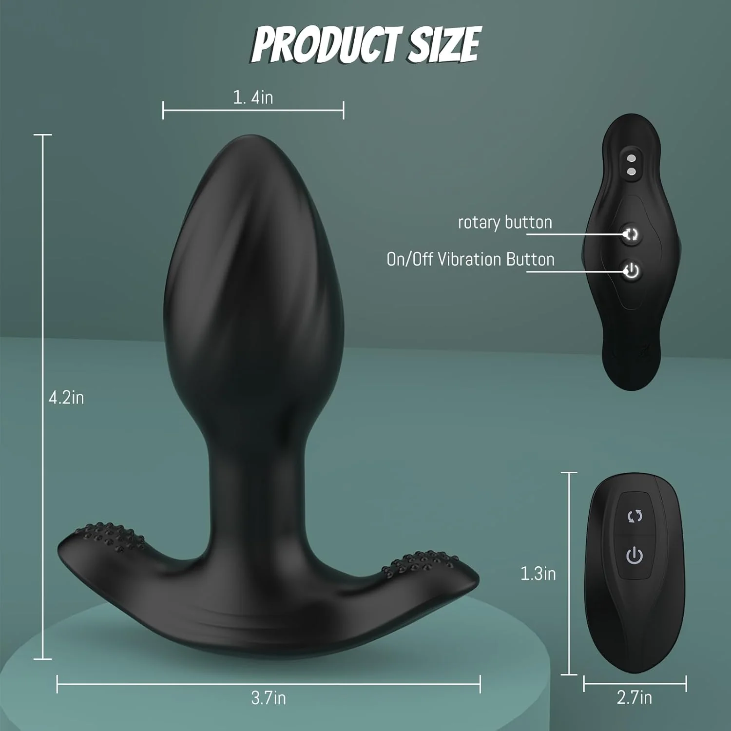 Rotatix Remote Vibrating Butt Plug - Image 3