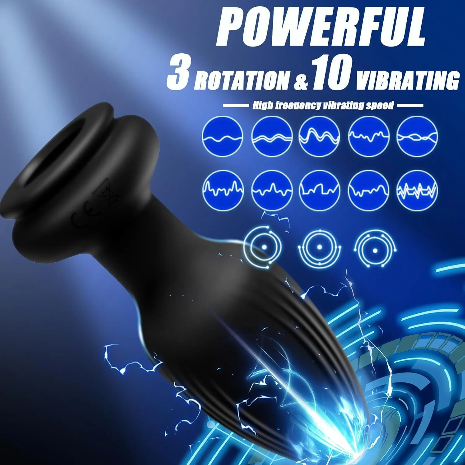 FrostPulse Remote Control Fox Tail Vibrating Anal Plug - Image 7