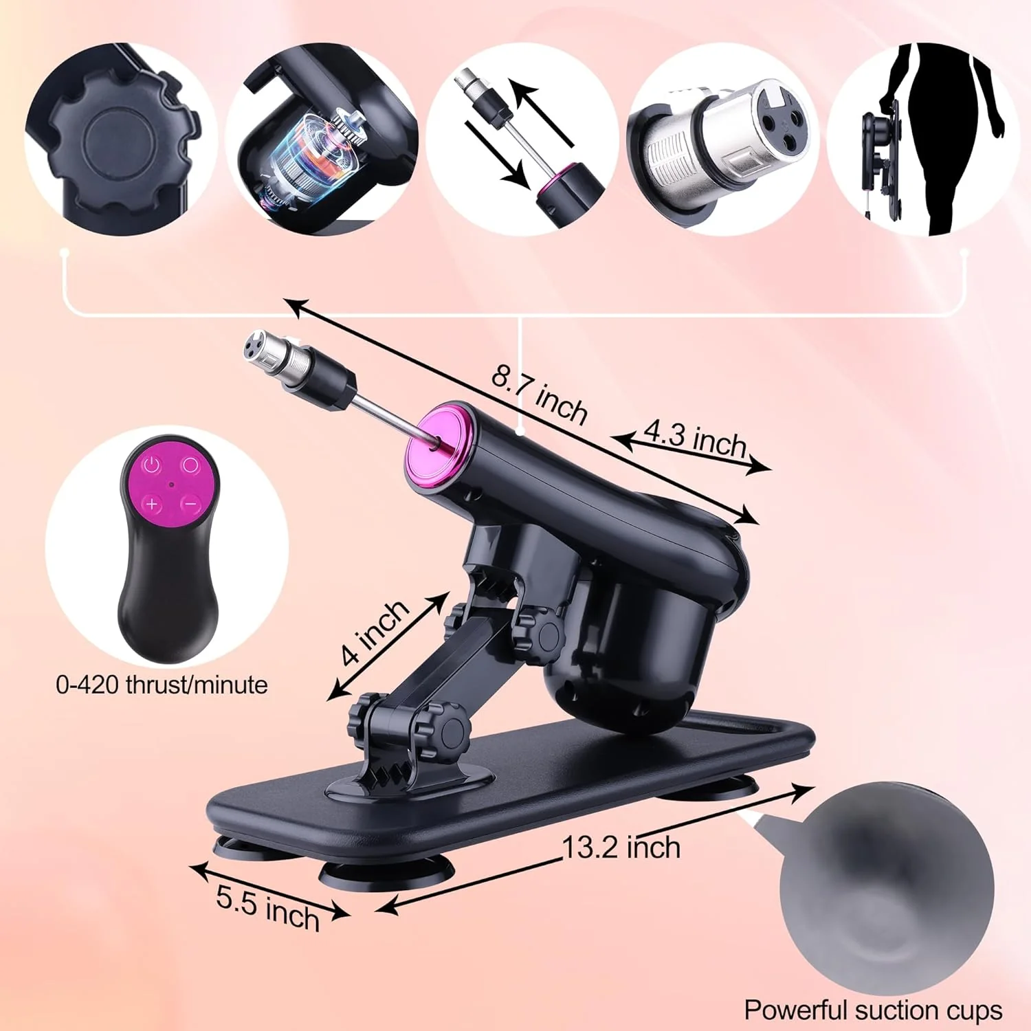SparkEden Thrusting Sex Machine - Image 5