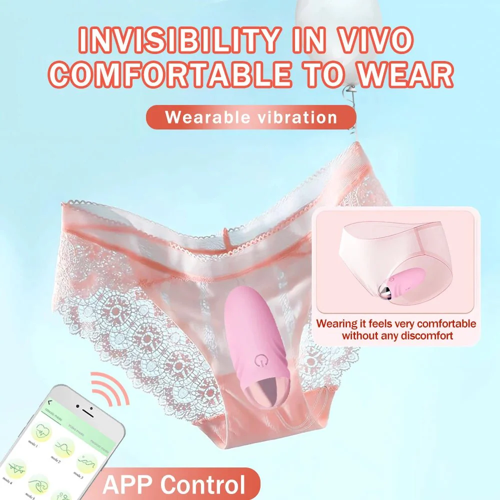 SyncPlay App Control Wearable Egg Vibrator - Image 3