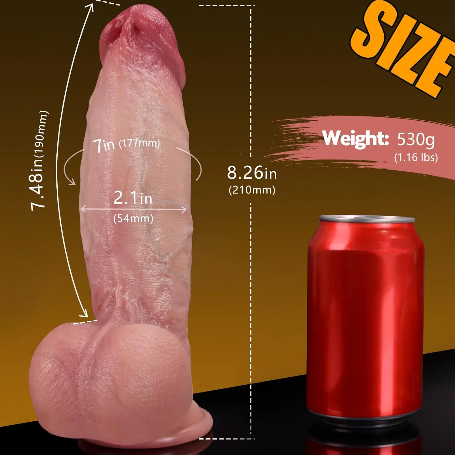TitanThrust 8.2-Inch Realistic Dildo - Image 6