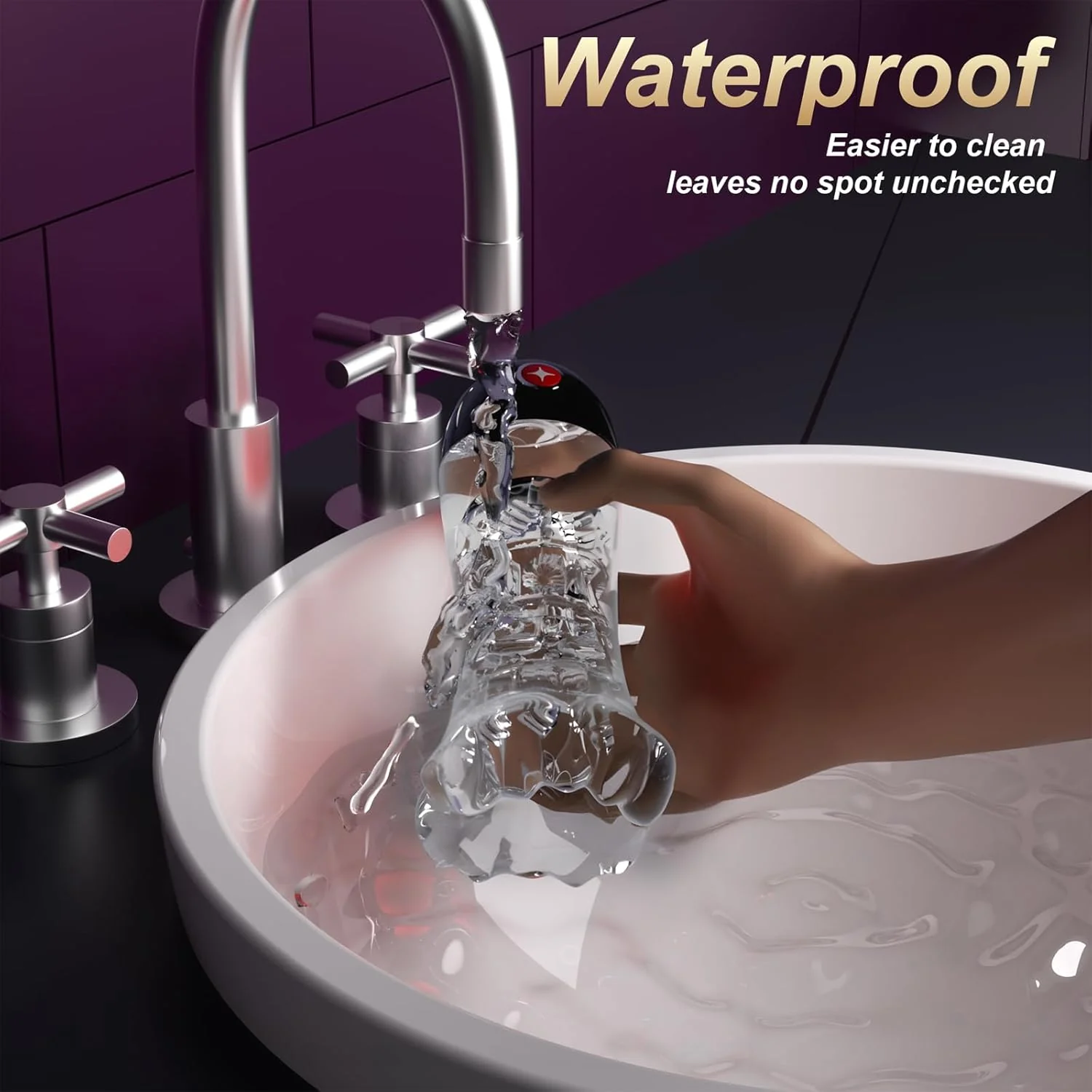 VibeView App-Controlled Transparent Stroker - Image 6