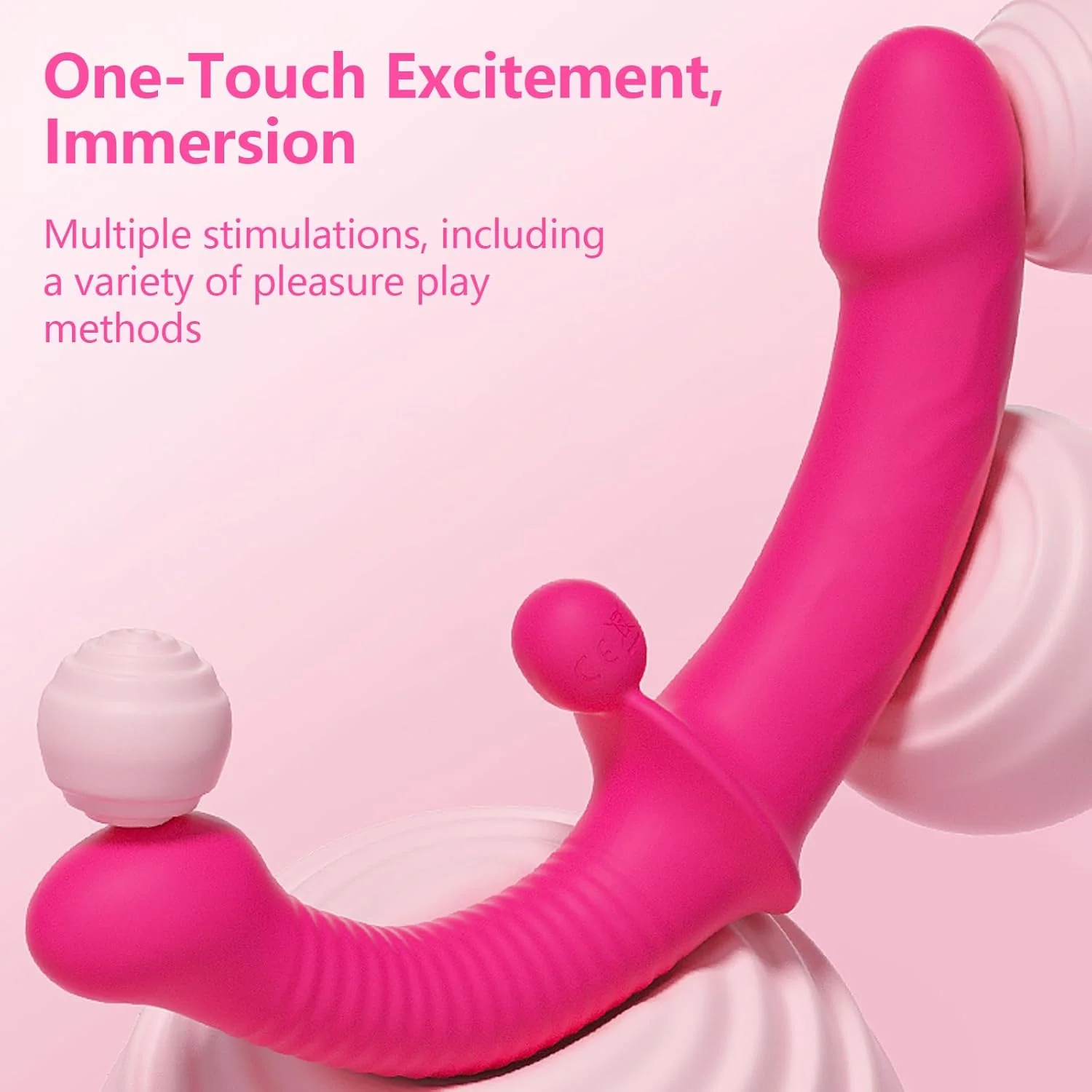 SyncFit Strap On Harness Double Ended Vibrator - Image 4