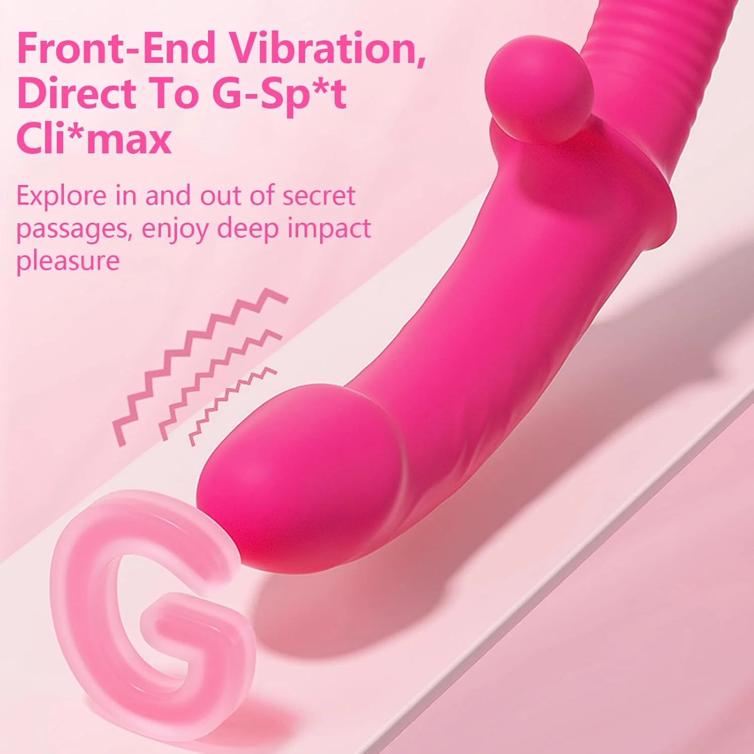 SyncFit Strap On Harness Double Ended Vibrator - Image 5