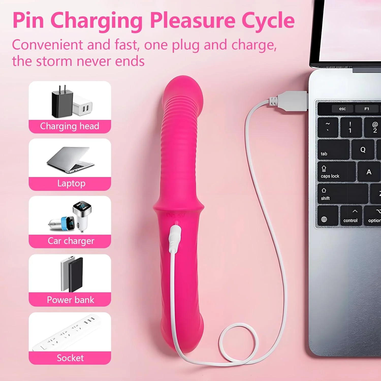 SyncFit Strap On Harness Double Ended Vibrator - Image 7