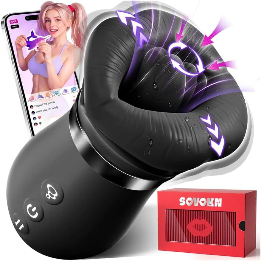 VantelleX AI Bloom Wand Clit Sucker App Waterproof Quiet