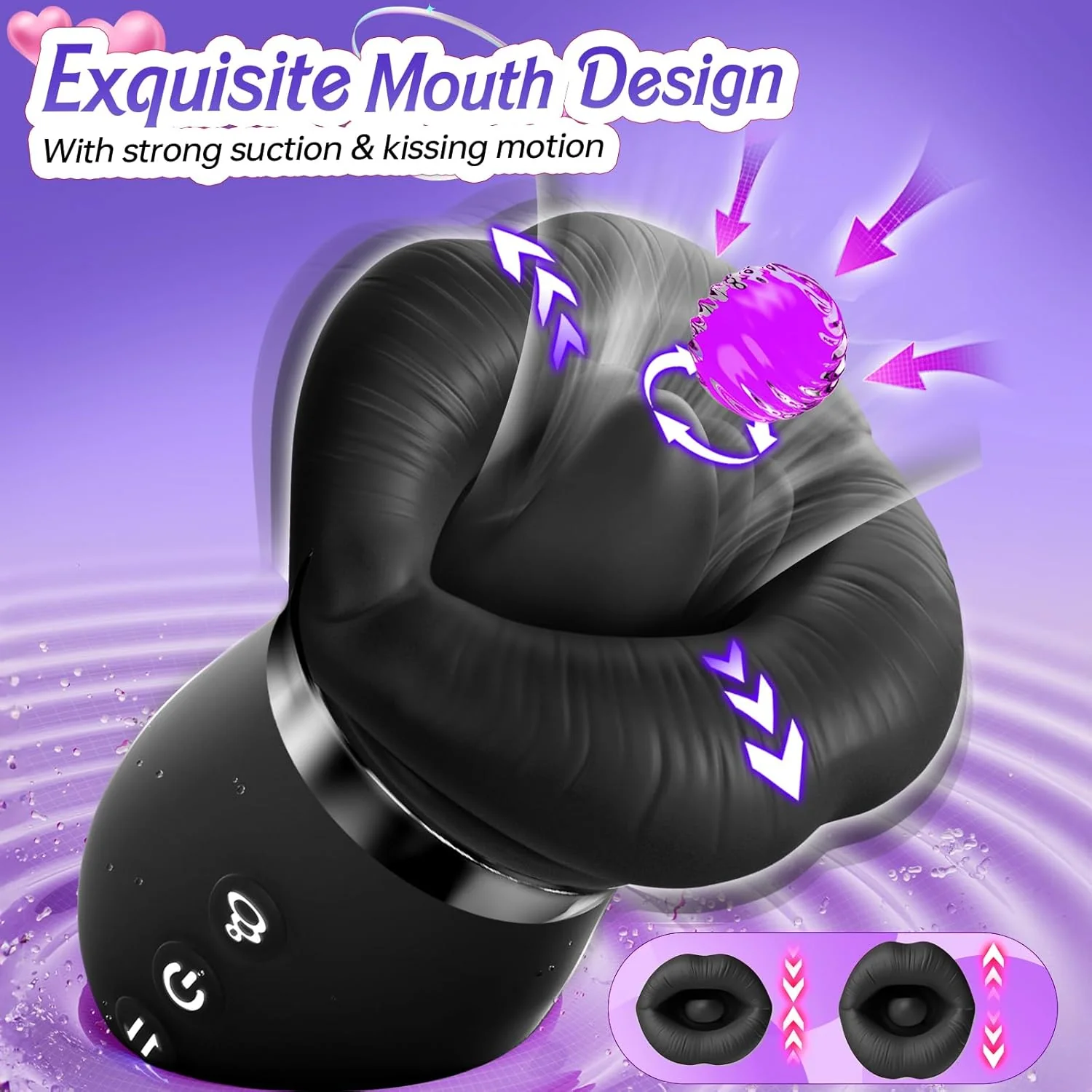 VantelleX AI Bloom Wand Clit Sucker App Waterproof Quiet - Image 3
