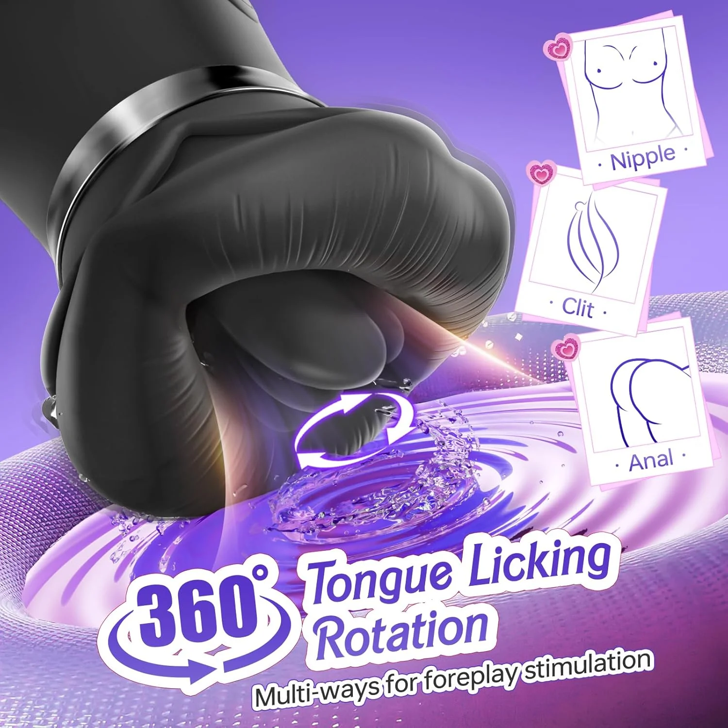 VantelleX AI Bloom Wand Clit Sucker App Waterproof Quiet - Image 4